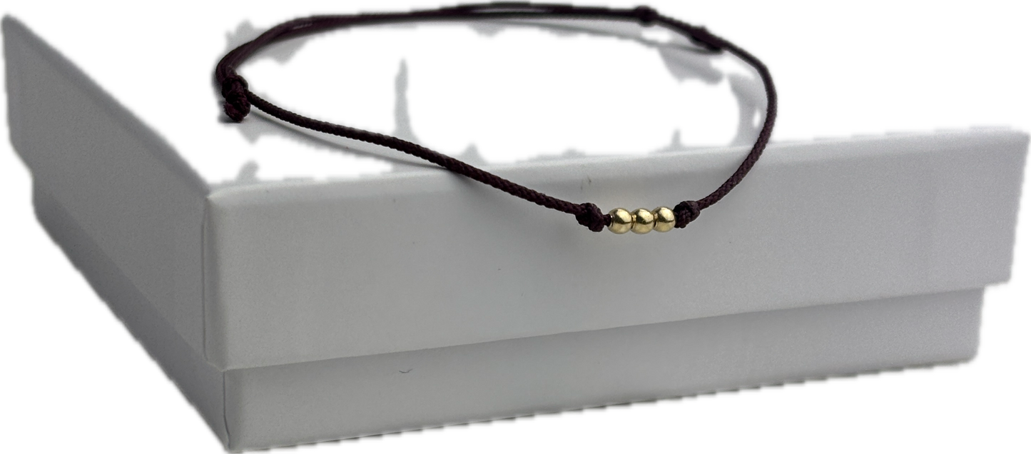 Adelsband in Supreme Burgundy mit Gold