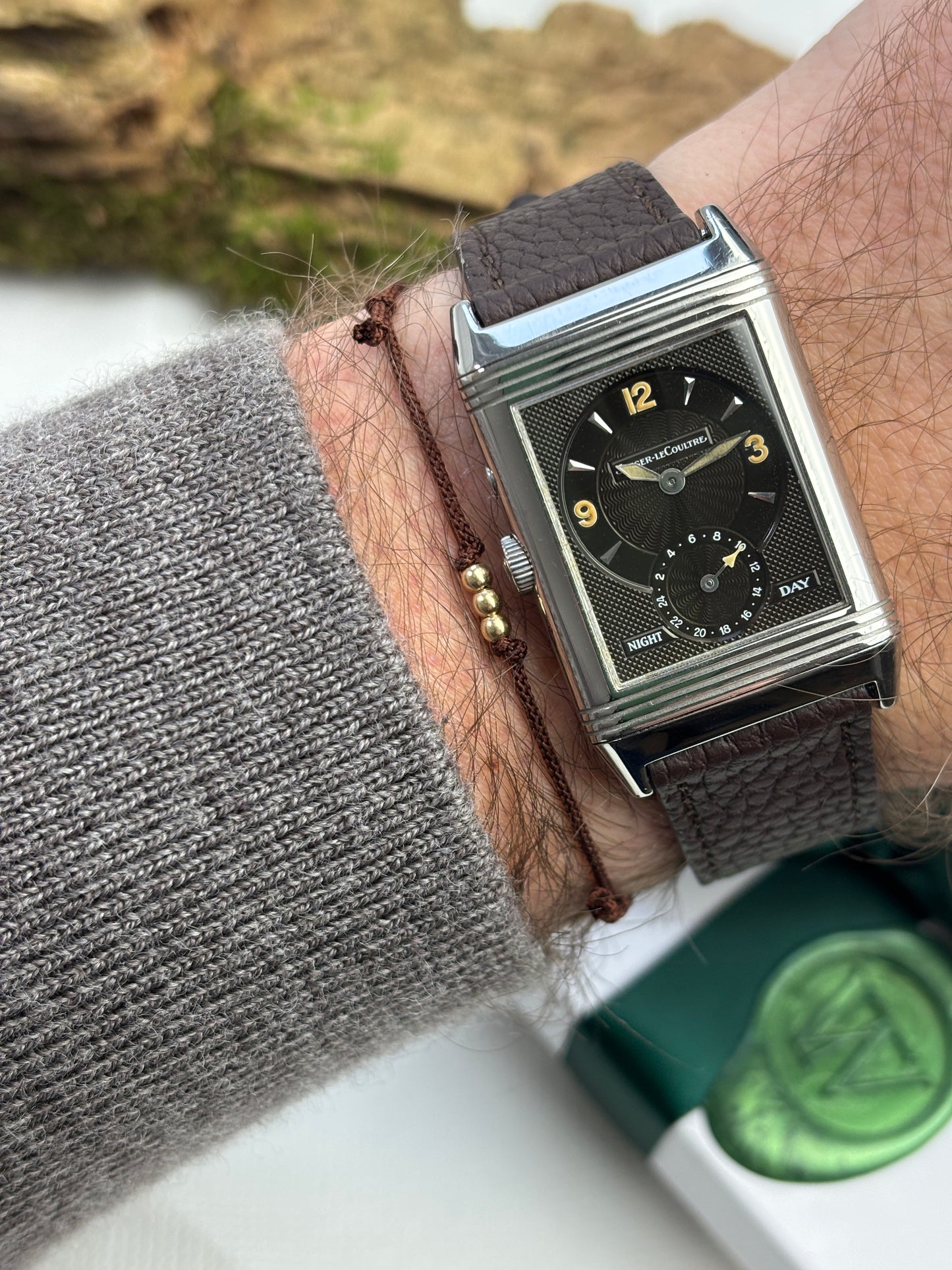 Adelsband in Cedar Brown mit Gold