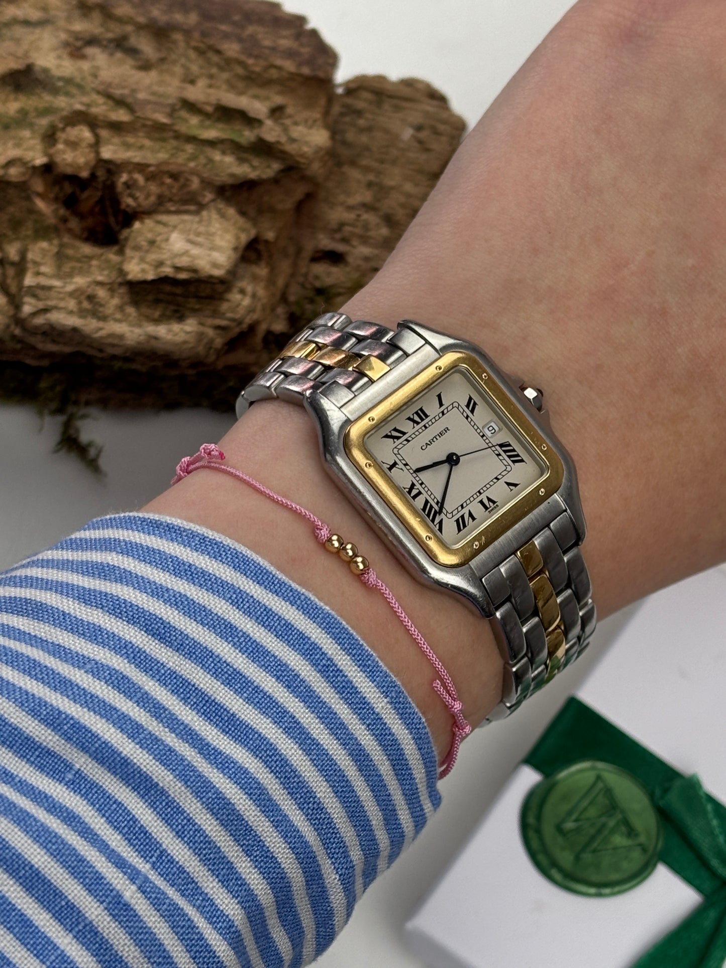 Adelsband in Heiress Pink mit Gelbgold - Neue Farbe