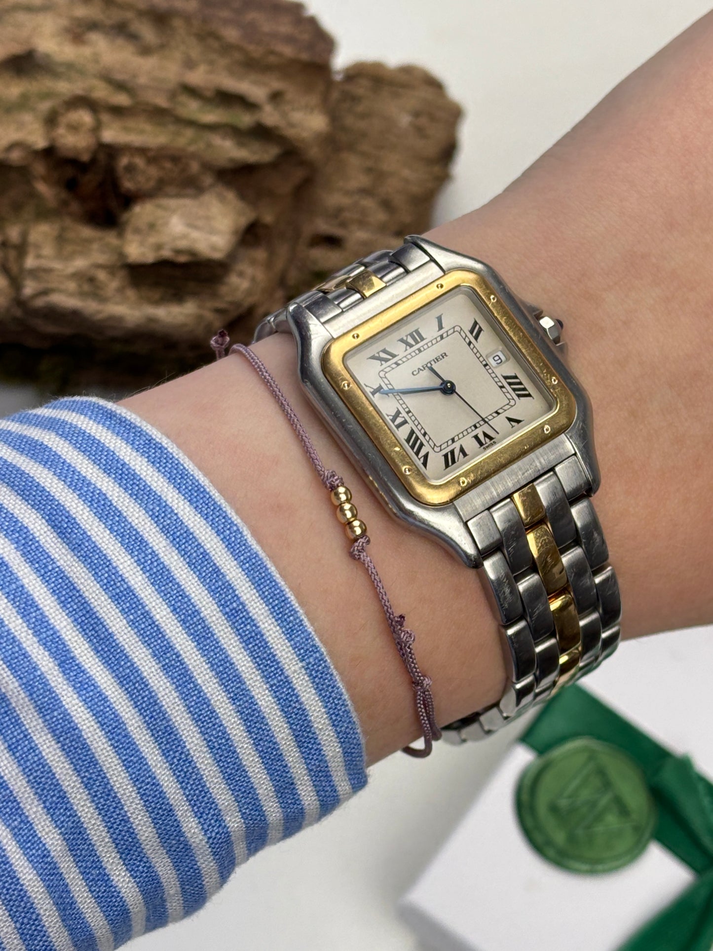 Adelsband in Duchess Rose mit Gelbgold