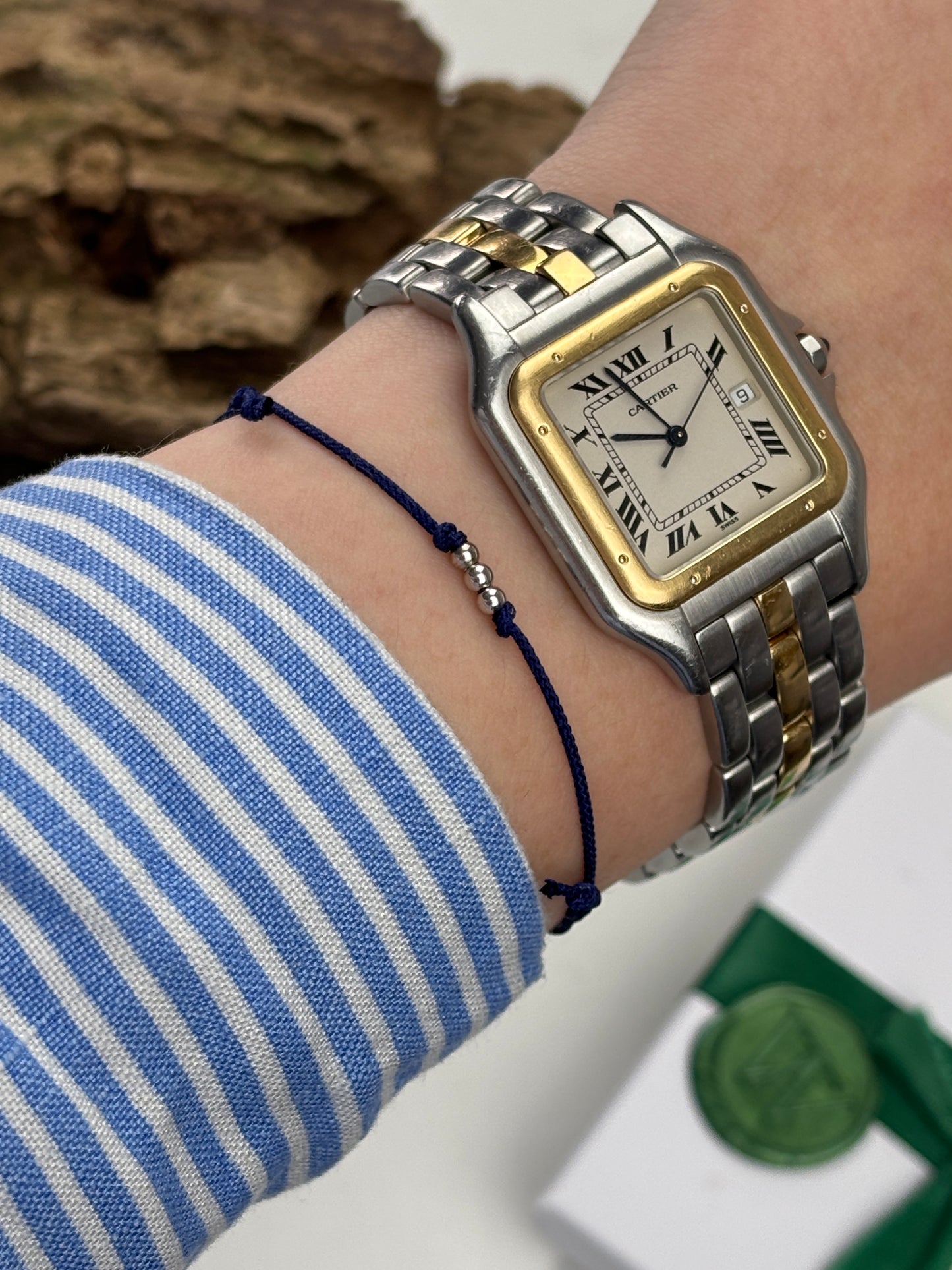 Adelsband in Royal Blue mit Weißgold