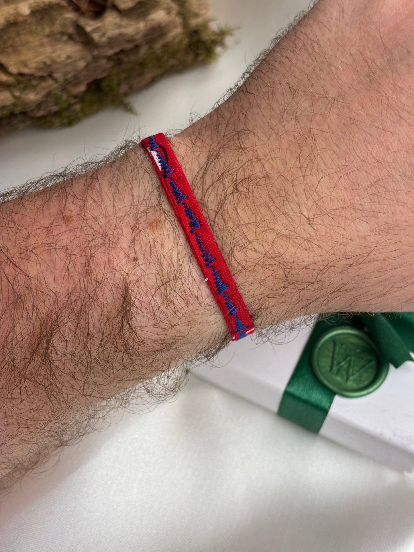 Bandana-Bracelete Gentry Red/Royal Blue
