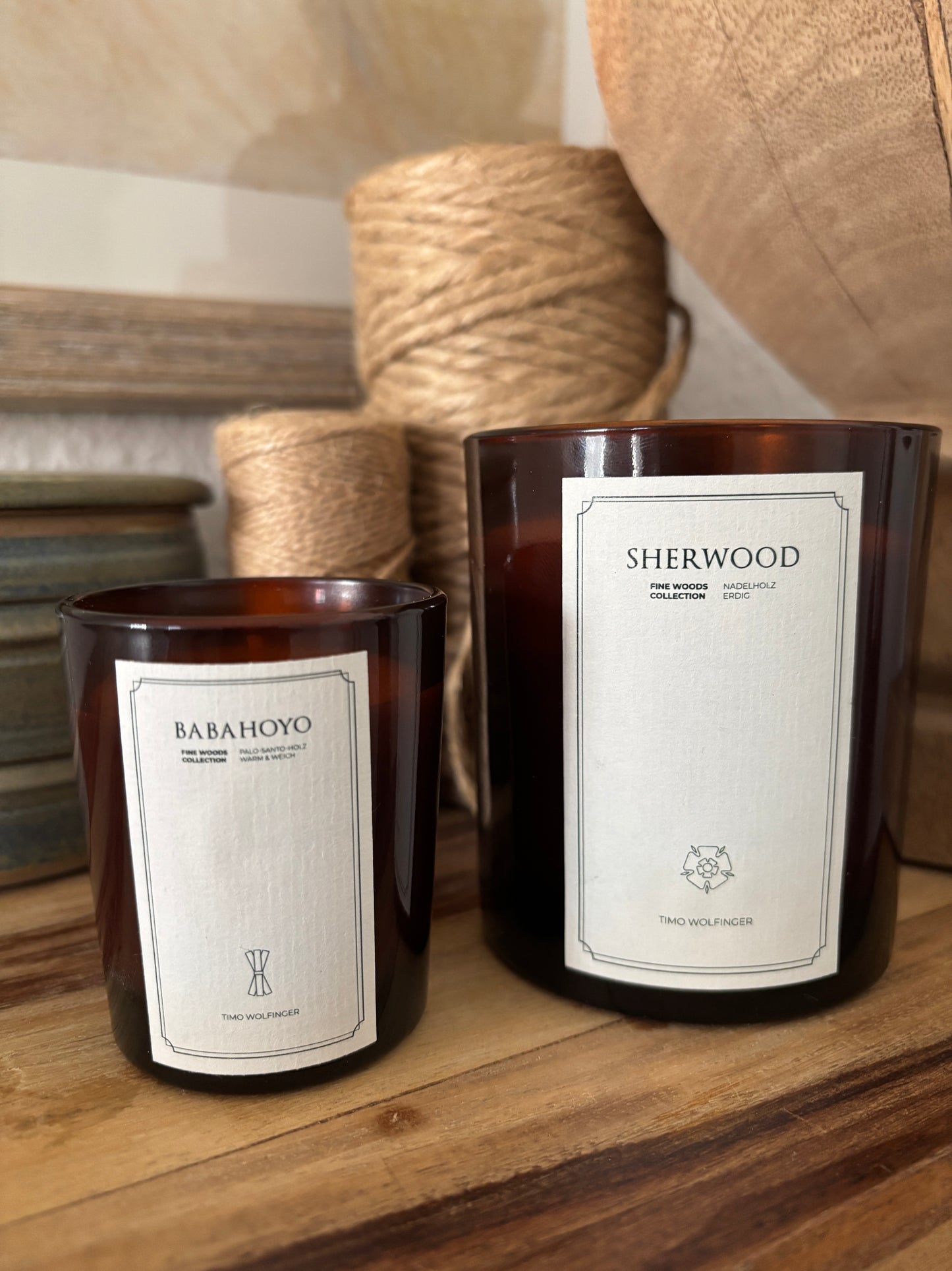 Duftkerzen Sherwood 300g & Babahoyo 90g