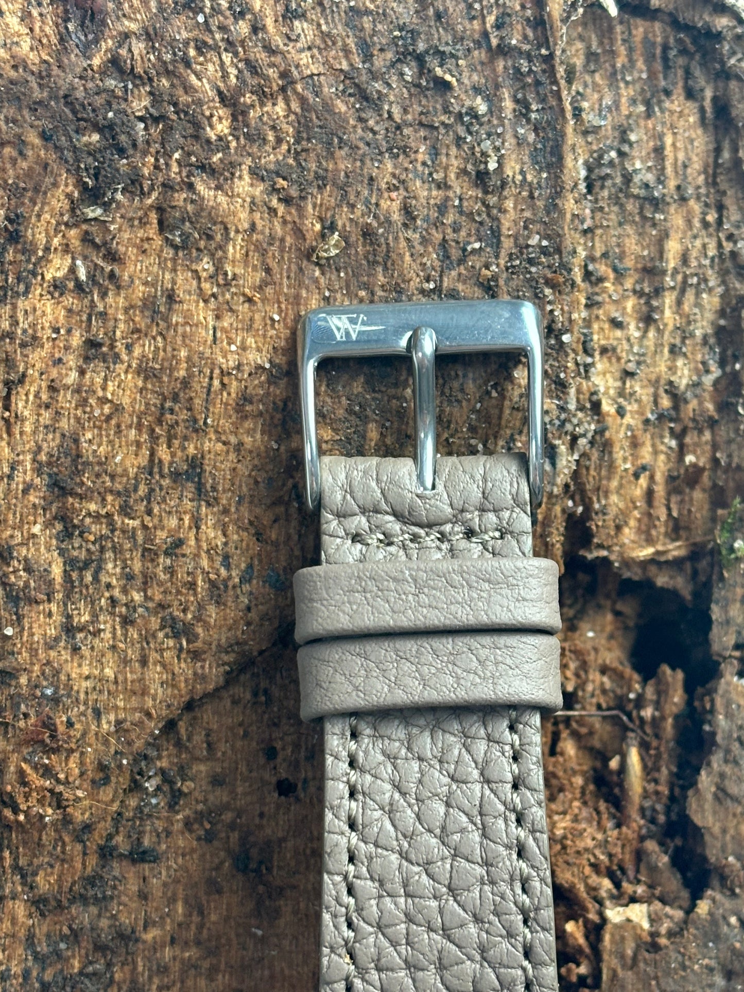 Kalbsleder Uhrenarmband Cambridge | Taupe