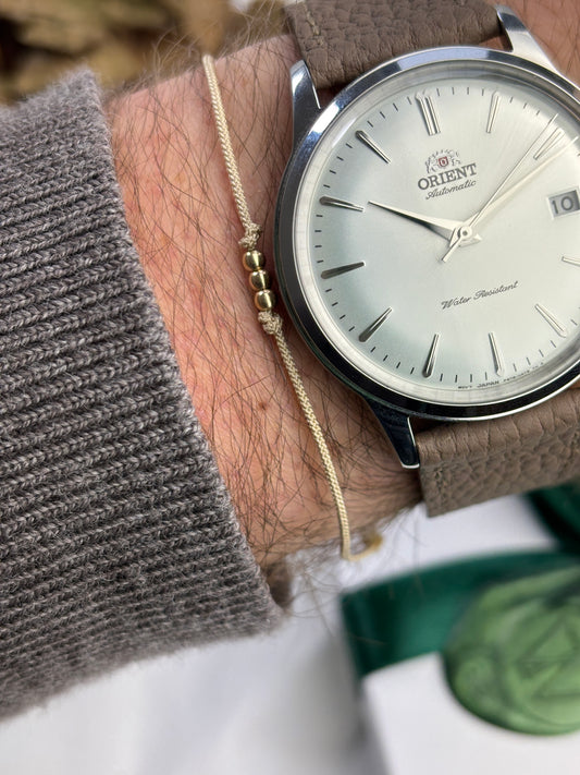 Adelsband in Ivory mit Gelbgold