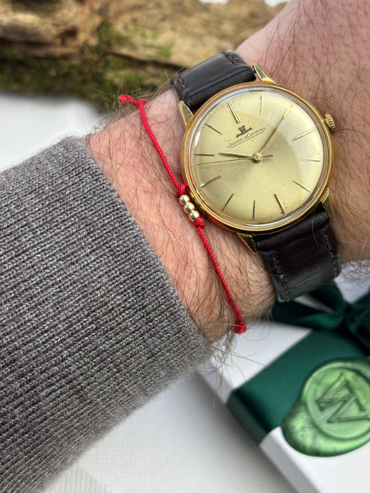 Adelsband in Gentry Red mit Gelbgold