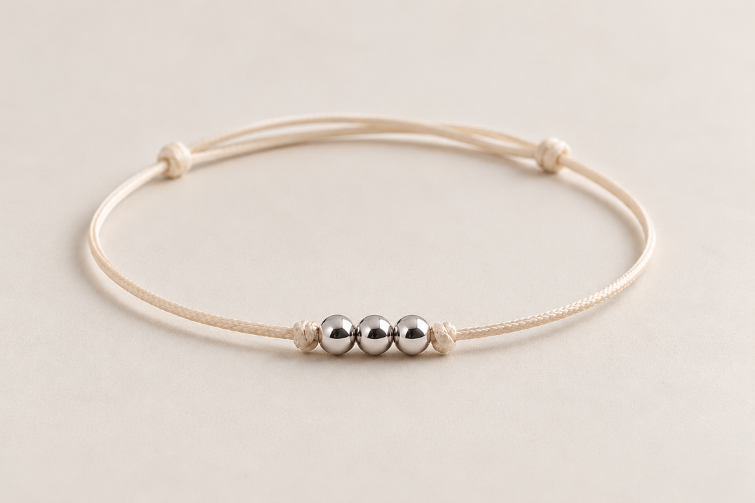 Adelsband Ivory Weißgold, Nylon