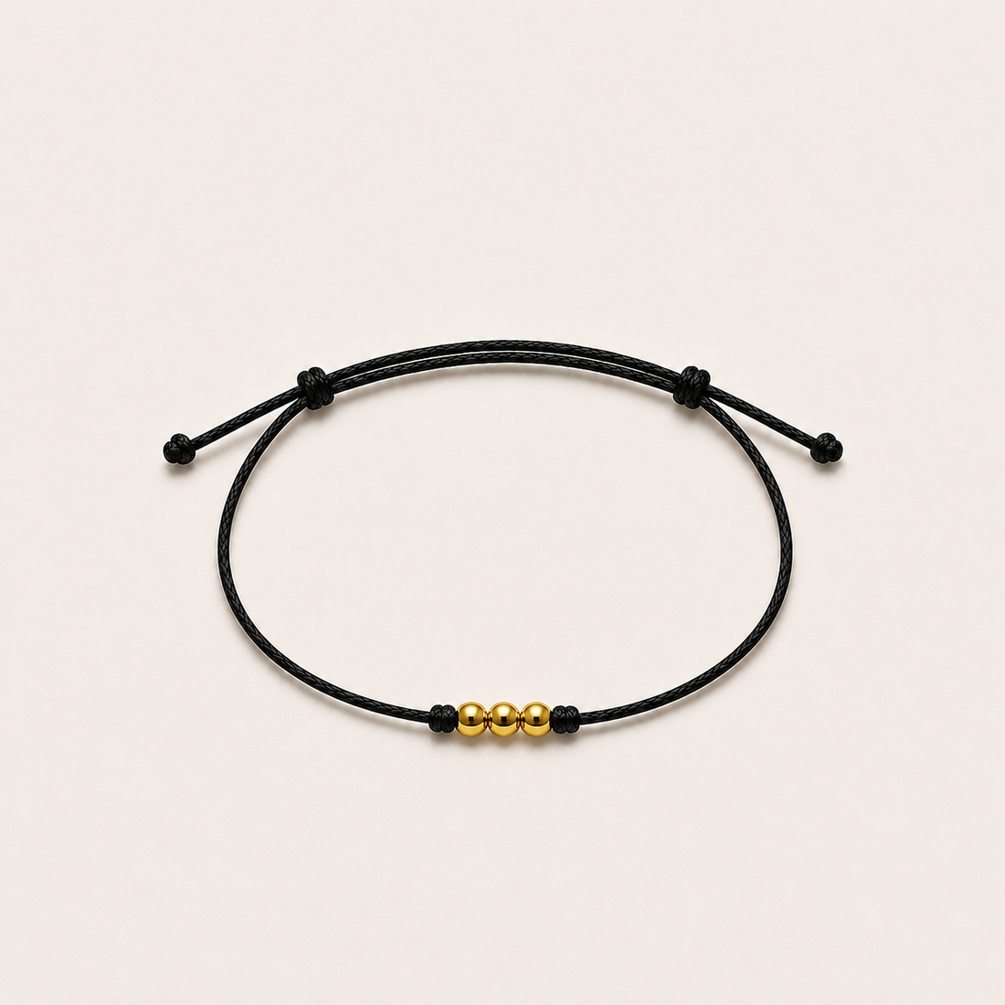 Adelsband Signature – Seidenband mit Goldkugeln