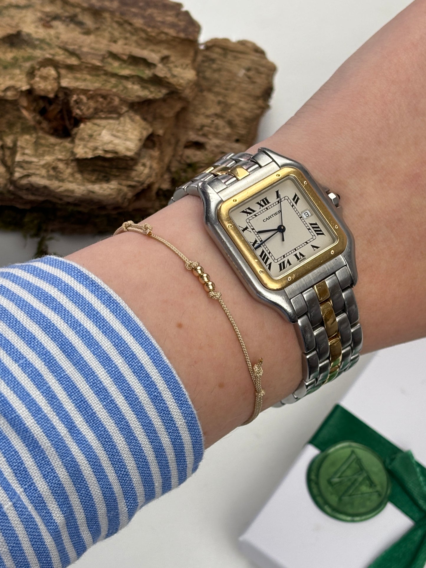 Adelsband in Ivory mit Gelbgold
