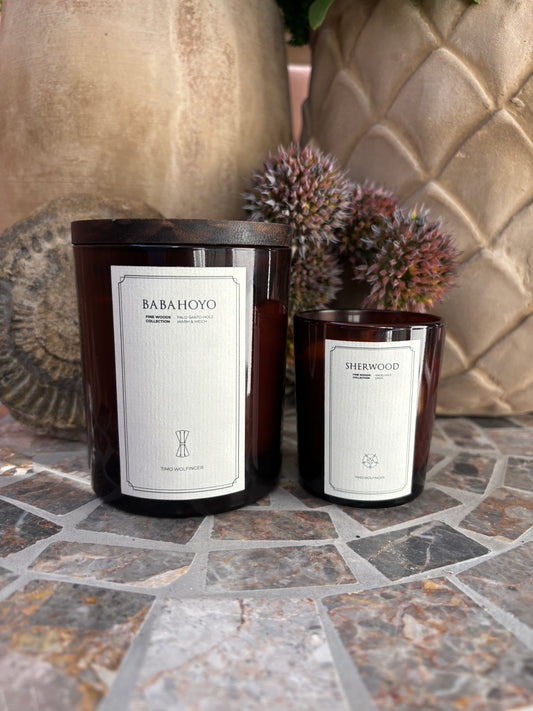 Duftkerzen Babahoyo 300g & Sherwood 90g