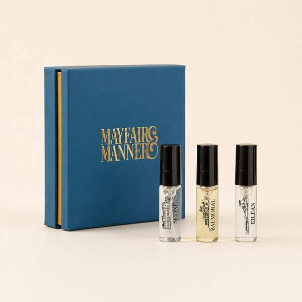 Mayfair & Manner Discovery Set – drei Duftproben mit Verpackung