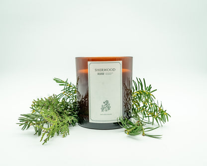 Sherwood Duftkerze – der edle Duft des englischen Waldes